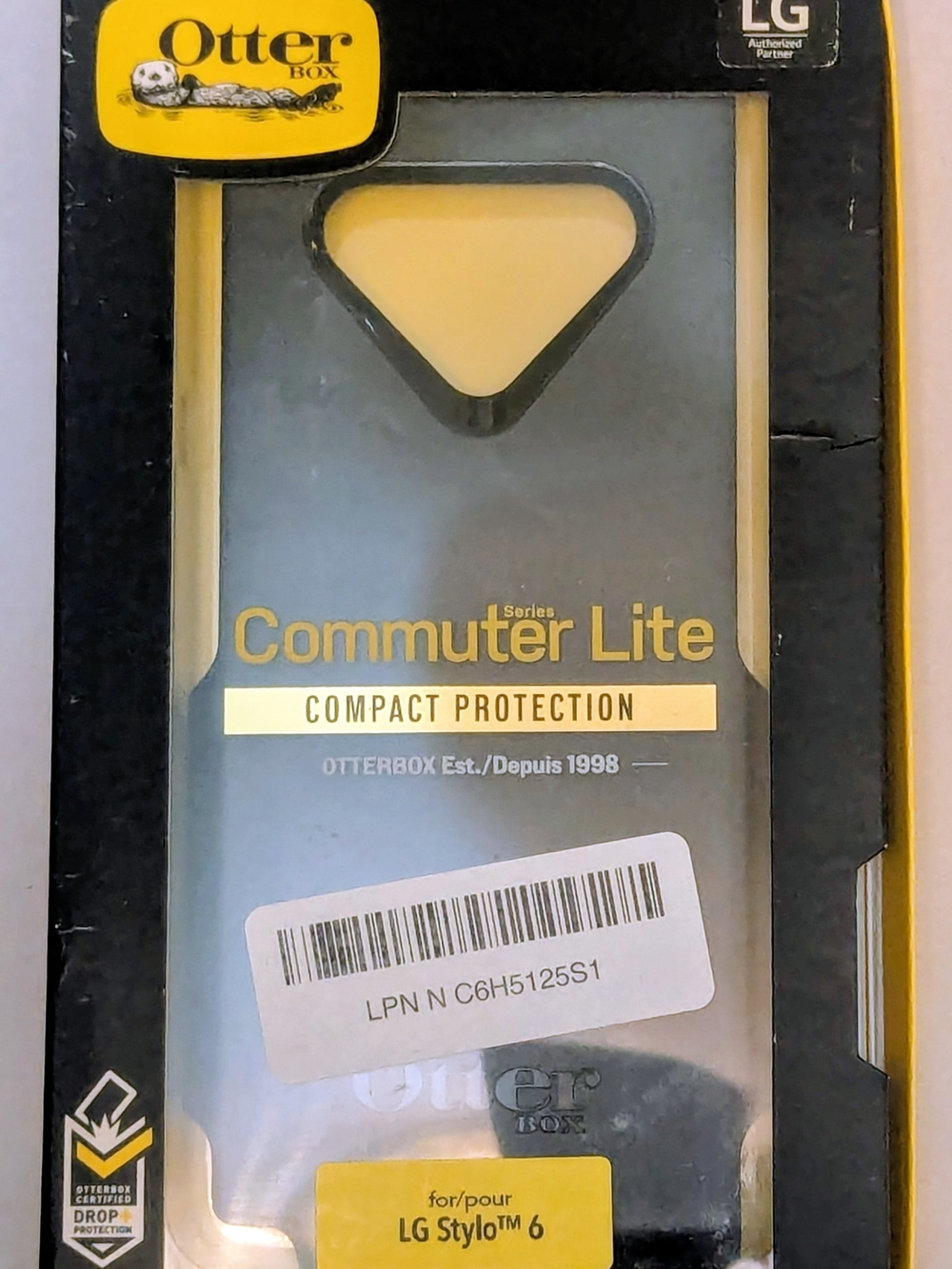 OtterBox Commuter Series LITE Case (Hard Shell Only) for LG STYLO 6 - Black